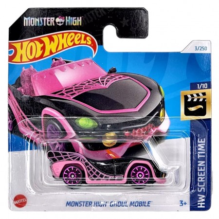 Carro Hot Wheels Hw Screen Time 1/10 - Monster High Ghoul Mobile Htc80 (8925)