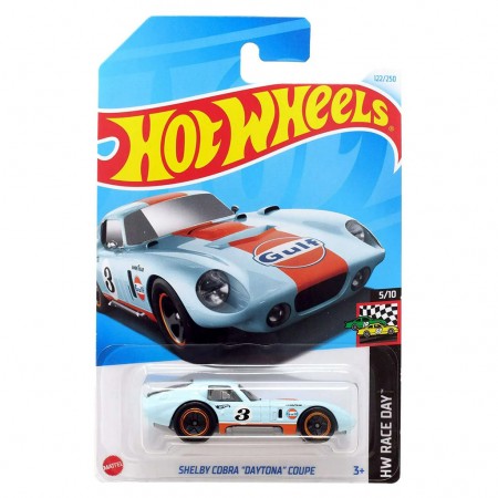Carro Hot Wheels Hw Race Day 5/10 - Shelby Cobra ''daytona'' Coupe Htc77 (0134)