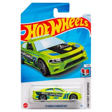 Carro Hot Wheels Hw First Response 1/10 - '15 Dodge Charger Srt Htc87 (0134)