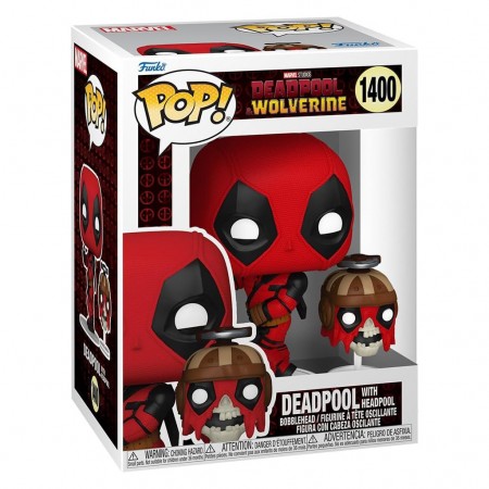 Funko Pop Marvel Deadpool & Wolverine - Deadpool With Headpool 1400