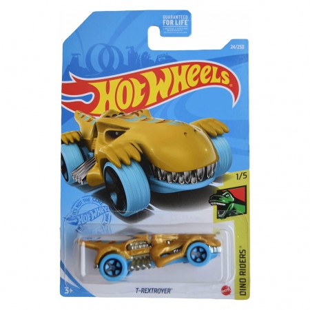 Carro Hot Wheels Dino Riders 1/5 - T-rextroyer Htc05 (0134)
