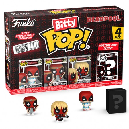 Funko Bitty Pop Marvel Deadpool Sleepover 4-pack (84962)