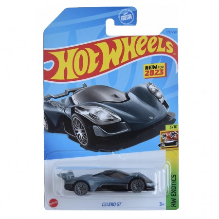 Carro Hot Wheels Hw Exotics 3/10 - Celero Gt Hkk55 (0134)