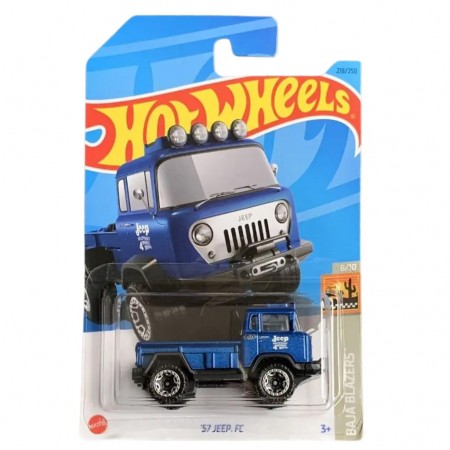 Carro Hot Wheels Baja Blazers - '57 Jeep Fc