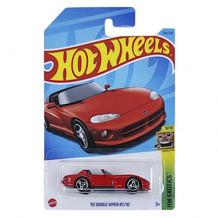 Carro Hot Wheels Hw Exotics 9/10 - '92 Dodge Viper Rt/10 Hkg71 (0134)