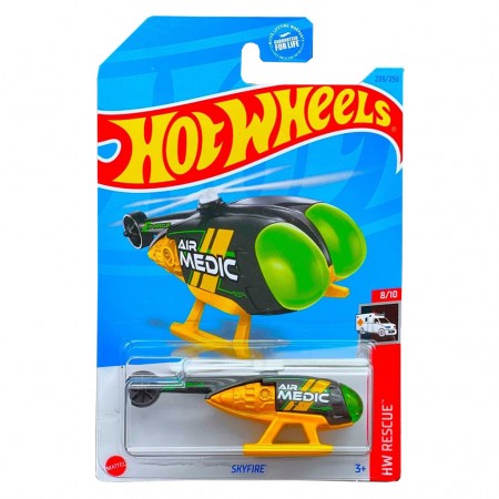 Carro Hot Wheels Hw Rescue 8/10 - Skyfire Hkj23 (0134)