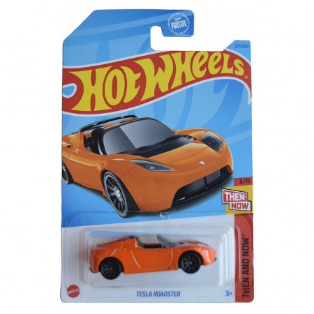 Carro Hot Wheels Then And Now 6/10 - Tesla Roadster Hkj47 (0134)