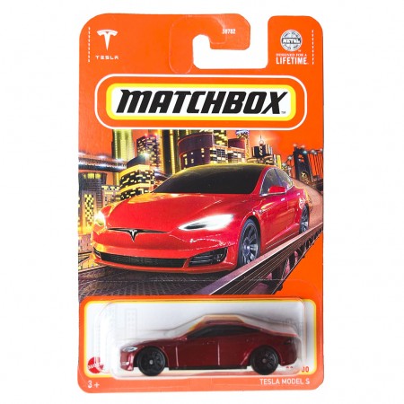 Carro Matchbox 18/100 - Tesla Model S Hvl42 (7827)