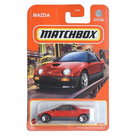 Carro Matchbox 24/100 - 1992 Mazda Autozam Az-1 Hvl35 (7827)