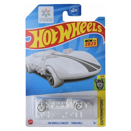 Carro Hot Wheels Experimotors 4/5 - Hw Braille Racer - Twin Mill Htc99 (0134)
