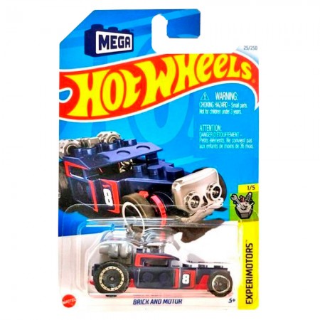 Carro Hot Wheels Experimotors 1/5 - Brick And Motor Htc55 (l-2593)