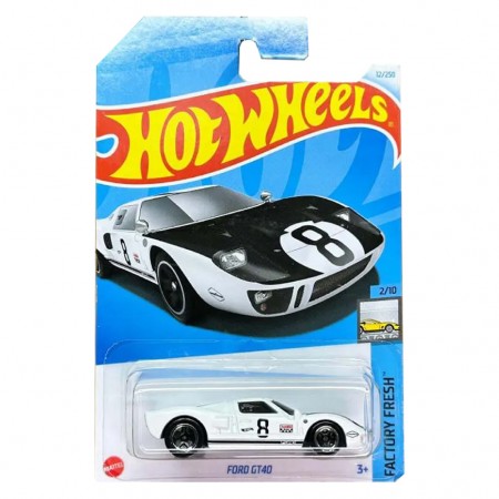 Carro Hot Wheels Factory Fresh 2/10 - Ford Gt40 Htc51 (l-2593)
