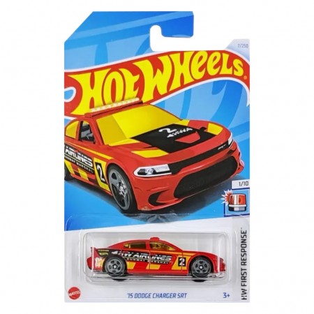 Carro Hot Wheels Hw First Response 1/10 - '15 Dodge Charger Srt Htb56 (l-2593)