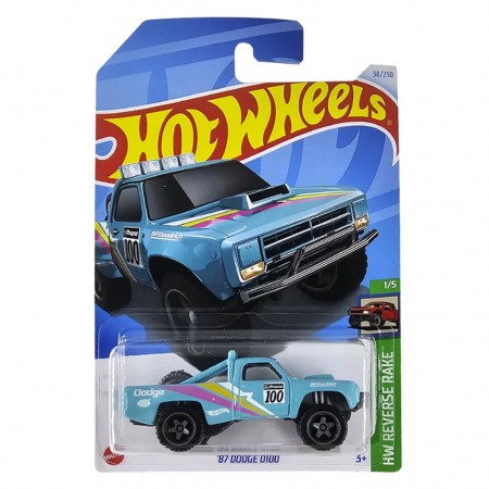 Carro Hot Wheels Hw Reverse Rake 1/5 - '87 Dodge D100