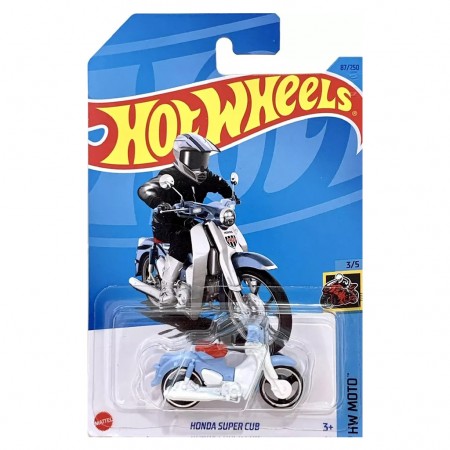 Moto Hot Wheels Hw Moto 3/5 - Honda Super Cub Hkh74 (l-2593)
