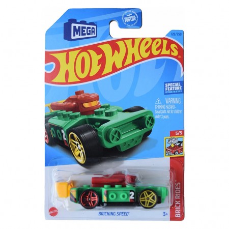 Carro Hot Wheels Brick Rides 5/5 - Bricking Speed Hkh17 (l-2593)
