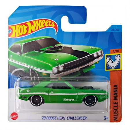 Carro Hot Wheels Muscle Mania 4/10 - '70 Dodge Hemi Challenger Hkj55 (l-2593)