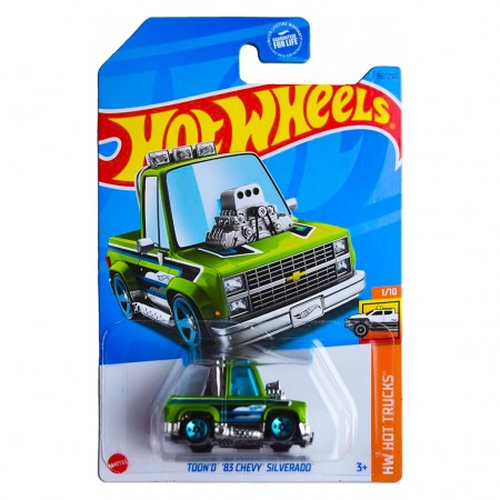 Carro Hot Wheels Hw Hot Trucks 1/10 - Toon' '83 Chevy Silverado Hkh98 (l-2593)