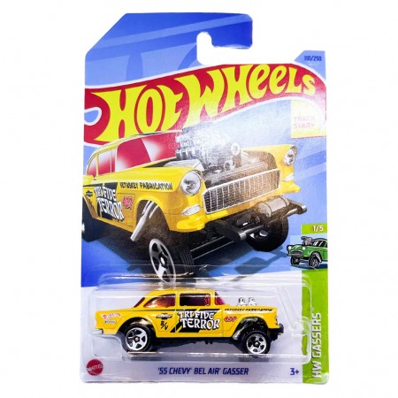 Carro Hot Wheels Hw Gassers 1/5 - '55 Chevy Bel Air Gasser Hkh61 (l-2593)