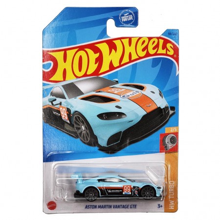 Carro Hot Wheels Hw Turbo 2/5 - Aston Martin Gte Hkj37 (l-2593)