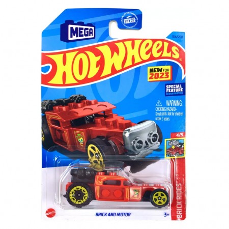 Carro Hot Wheels Brick Rides 4/5 - Brick And Motor Hkg37 (l-2593)