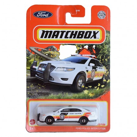 Carro Matchbox 42/100 - Ford Police Interceptor Hld04 (c.0859)