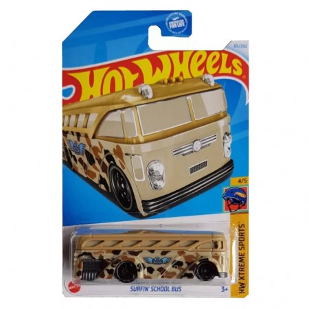 Carro Hot Wheels Surf's Up 1/5 - Surfin' School Bus Htb99 (l.2593)