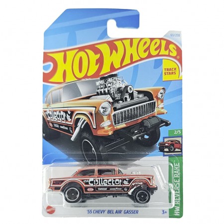 Carro Hot Wheels Hw Reverse Rake 2/5 - '55 Chevy Bel Air Gasser Htb90 (l.2593)