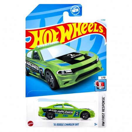 Carro Hot Wheels Hw First Respose 1/10 - '15 Dodge Charger Srt Htc87 (l.2593)