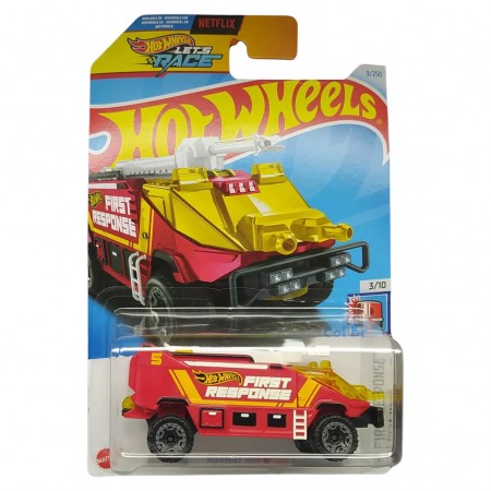 Carro Hot Wheels Lets Race Hw First Response - Runway Res-q Htc88 (l.2593)