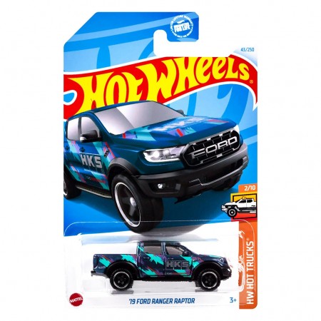 Carro Hot Wheels Hw Hot Trucks 2/10 - '19 Ford Ranger Raptor Htd05 (l.2593)