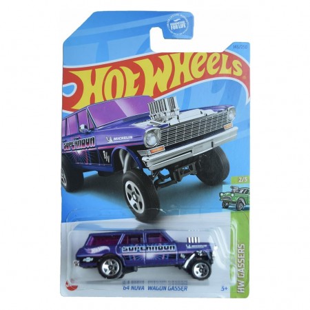Carro Hot Wheels Hw Gassers 2/5 - '64 Nova Wagon Gasser Hkh63 (l.2593)
