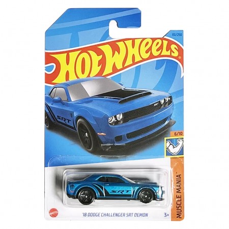 Carro Hot Wheels Muscle Mania 6/10 '18 Dodge Challenger Srt Demon Hkj54 (l.2593)