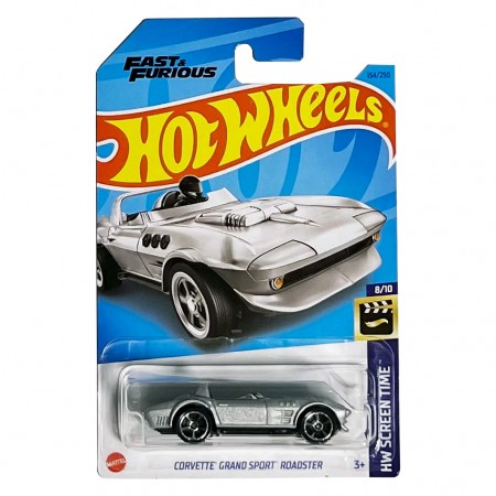 Carro Hot Wheels Hw Screen Time 8/10 - Corvette Grand Sport Roadster Hkh90 (l.2593)