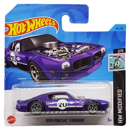 Carro Hot Wheels Hw Modified 2/5 - 1970 Pontiac Firebird Hkk49 (l.2593)