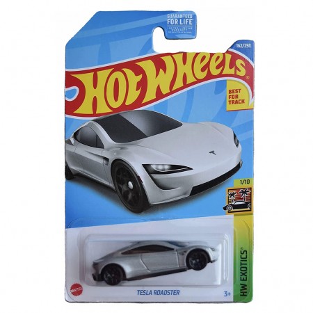 Carro Hot Wheels Hw Exotics 1/10 - Tesla Roadster Hkj44 (l.2593)