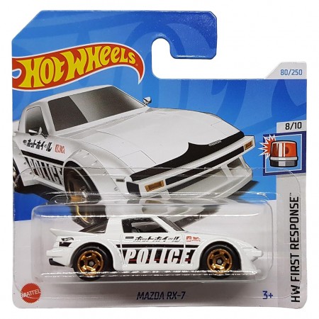 Carro Hot Wheels Hw First Response 8/10 - Mazda Rx-7 Htb62 (l.2593)