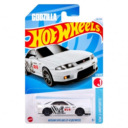 Carro Hot Wheels Hw J-imports 5/10 - Nissan Skyline Gt-r [bcnr33] Htc44 (l.2593)