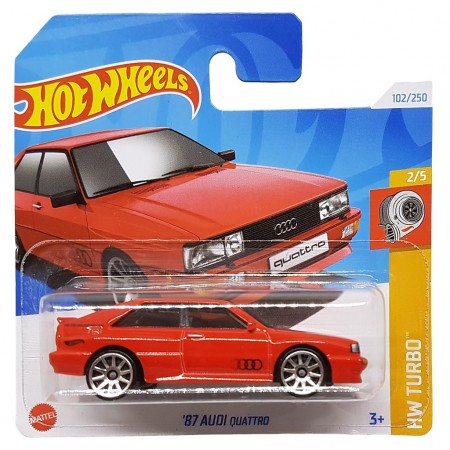 Carro Hot Wheels Hw Turbo 2/5 - '87 Audi Quattro Hry55 (l.2593)
