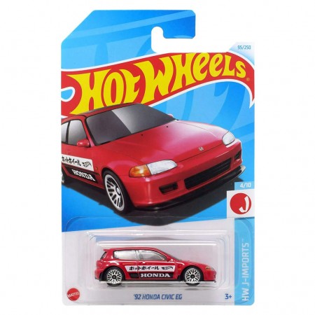 Carro Hot Wheels Hw J-imports 4/10 - '92 Honda Civic Eg Htc43 (l.2593)