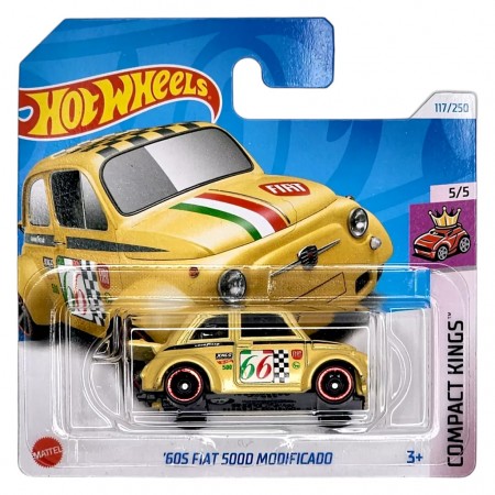 Carro Hot Wheels Hw Compact Kings 5/5 - '60s Fiat 500d Modificado Htc20 (l.2593)