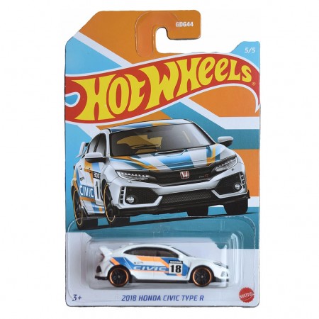 Carro Hot Wheels 5/5 - 2018 Honda Civic Type R Hdh19 (gdg44)