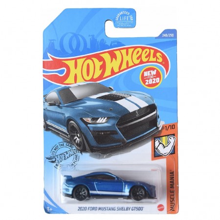Carro Hot Wheels Muscle Mania 1/10 - 2020 Ford Mustang Shelby Gt500 Gdh69 (gdg83)