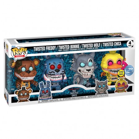 Funko Pop Five Nights At Freddy Exclusive - The Twisted Ones 4-pack (82507)