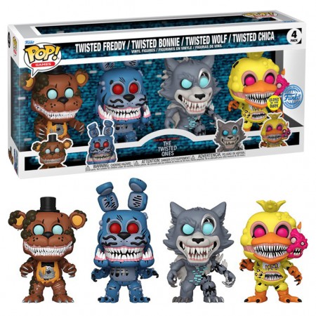 Funko Pop Five Nights At Freddy Exclusive - The Twisted Ones 4-pack (82507)