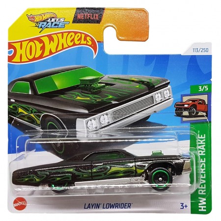 Carro Hot Wheels Hw Reverse Rake 3/5 - Layin' Lowrider Htb91 (0134)