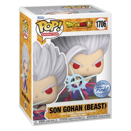 Funko Pop Animation Dragon Ball Super: Super Hero Exclusive - Son Gohan (beast) 1706