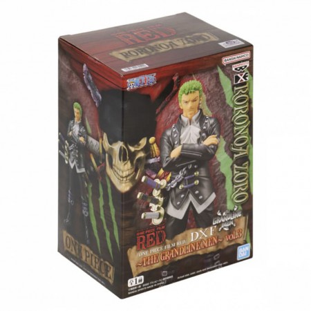 Esttua Banpresto One Piece Film: Red The Grandline Men Vol.3 Dxf - Roronoa Zoro (89490)