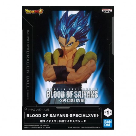 Esttua Banpresto Dragon Ball Super: Blood Of Saiyans - Gogeta Super Saiyan Blue (89833)