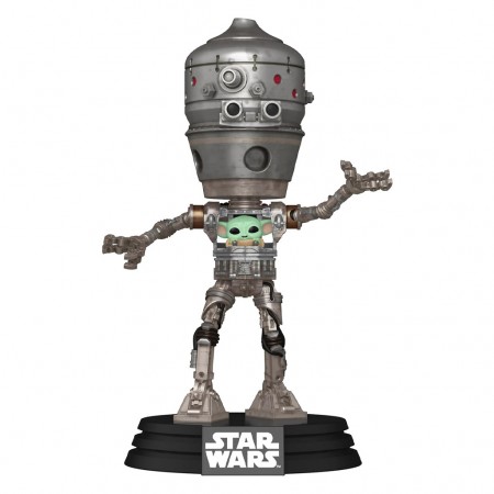 Funko Pop Deluxe Star Wars: The Mandalorian - Ig-12 With Grogu 720